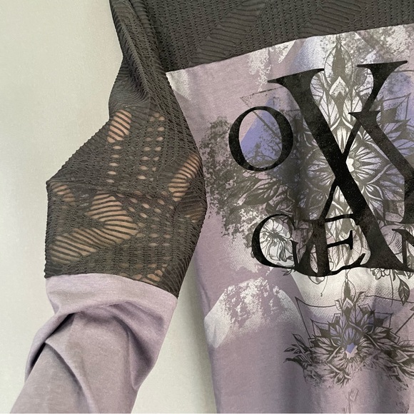 Oxygen gothic bell sleeve graphic top - Picture 9 of 10